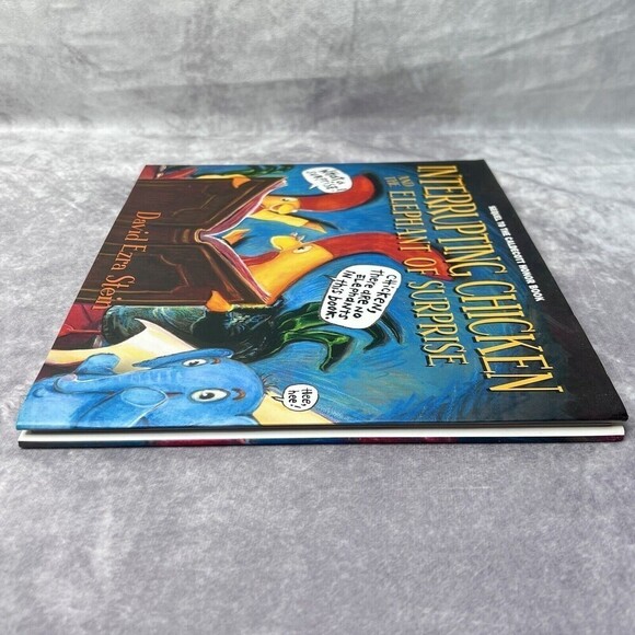 INTERRUPTING Chicken and the Elephant of Surprise by David Stein NEW - Picture 3 of 7